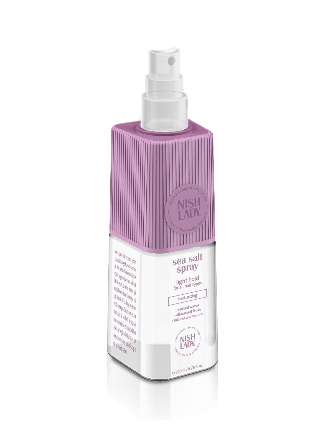 Nishlady Hair Styling Sea Salt Spray 200ml | Texturising & Volumising with Flexible Hold | Sea Salt Spray for Hair Women