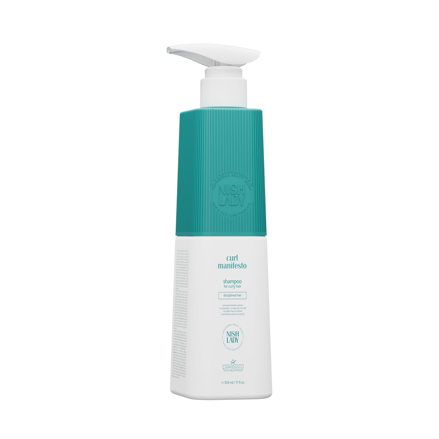 Nishlady Curl Manifesto Clarifying Shampoo for Curly Hair | Sulfate Free Shampoo | Disciplined Hair Curl Shampoo