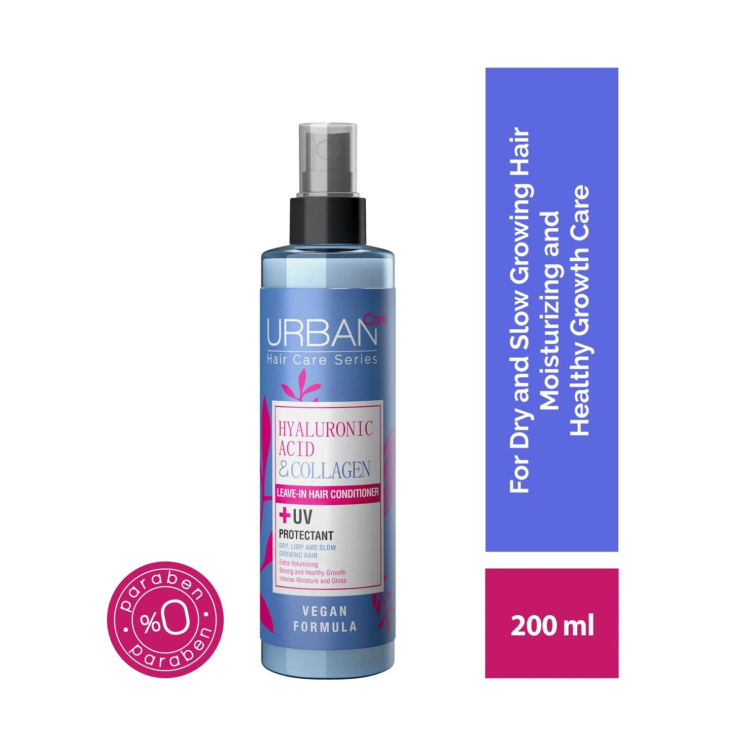 URBAN CARE HYALURONIC ACID & COLLAGEN VOLUMIZING SERIES LEAVE-IN CONDITIONER