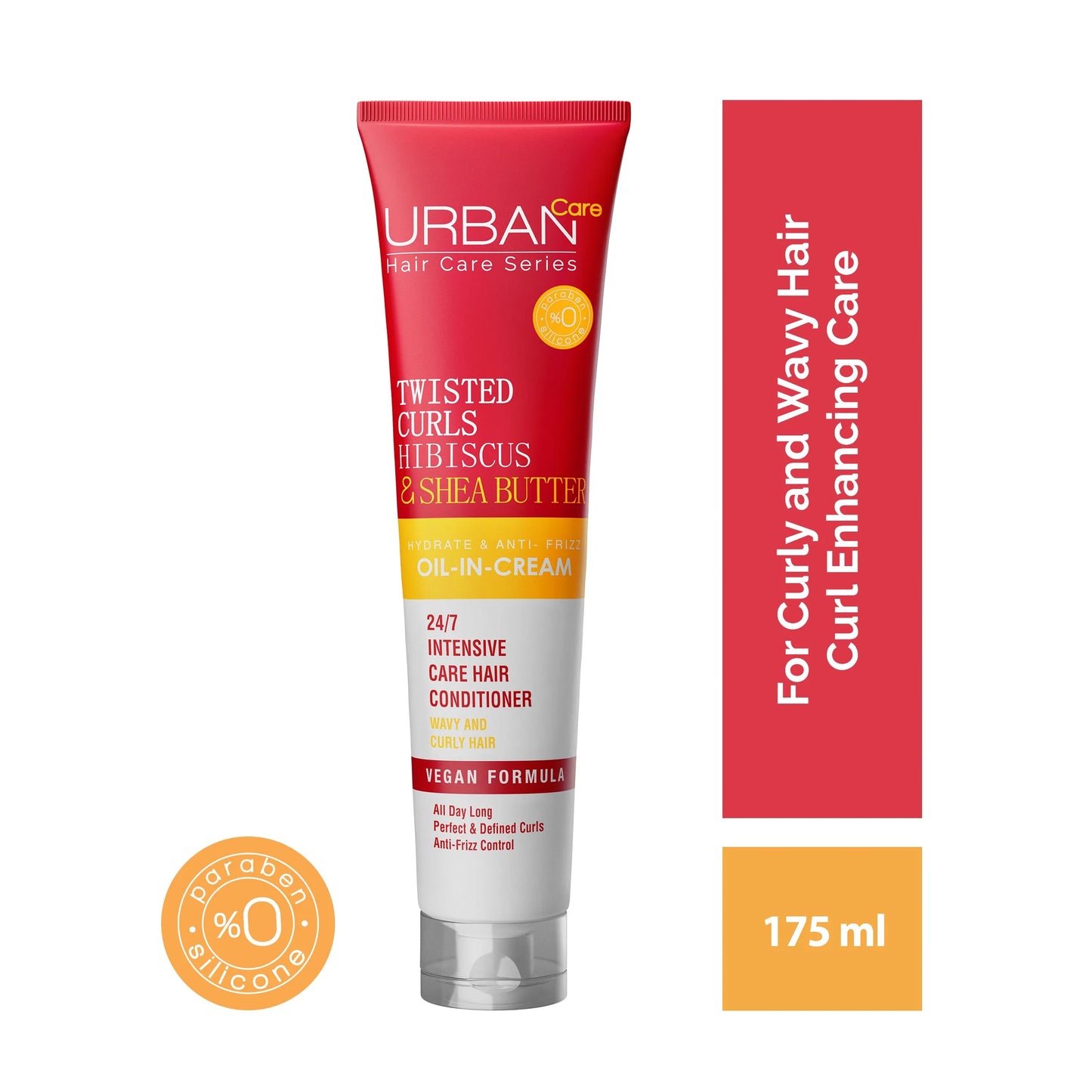 URBAN CARE TWISTED CURLS HIBISCUS & SHEA BUTTER SERIES OIL-IN-CREAM