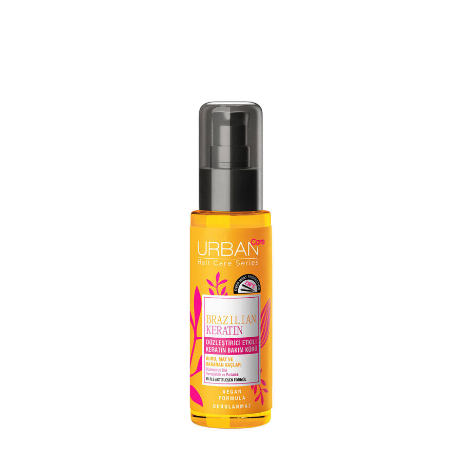 URBAN CARE BRAZILIAN KERATIN STRAIGHTENING SERIES HAIR TREATMENT SERUM