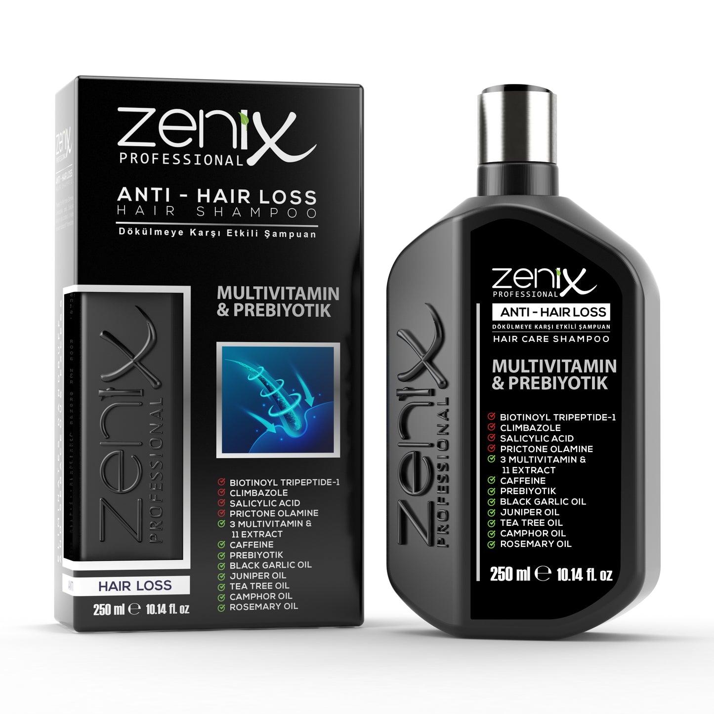 Zenix ANTI-HAIR LOSS HAIR SHAMPOO 250ml / 8.45fl.oz