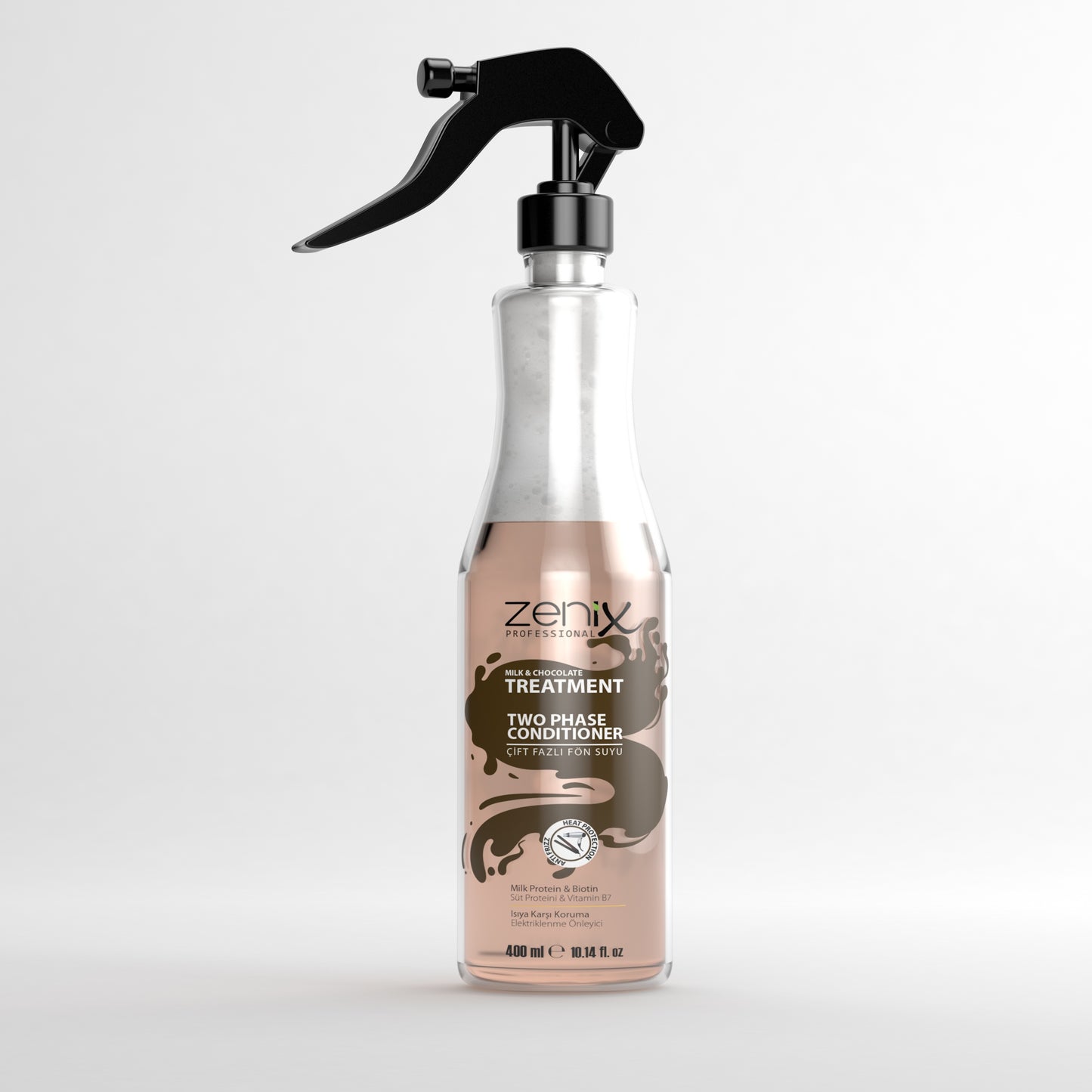Zenix CONDITIONER TWO PHASE MILK & CHOCOLATE 400ml / 13.5fl.oz