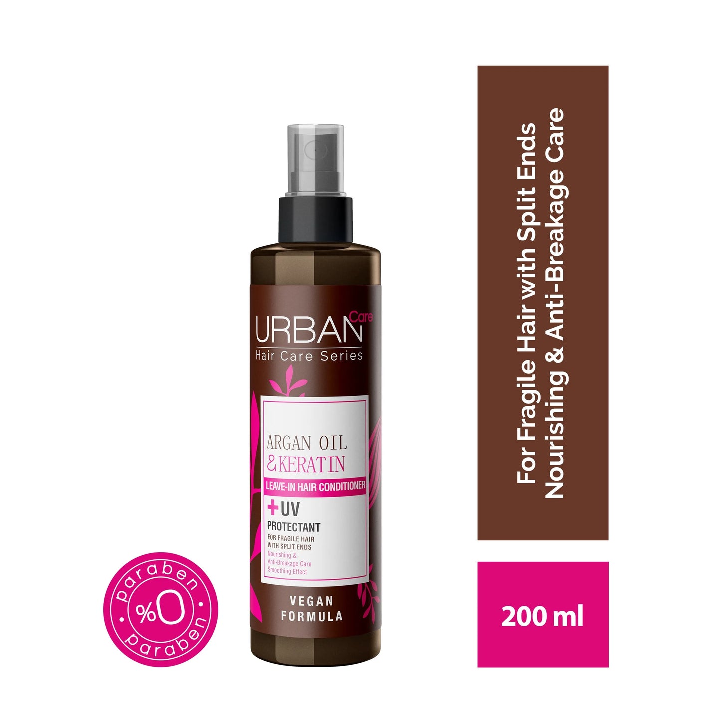 URBAN CARE ARGAN OIL & KERATIN ANTI-BREAKAGE SERIES LEAVE-IN CONDITIONER