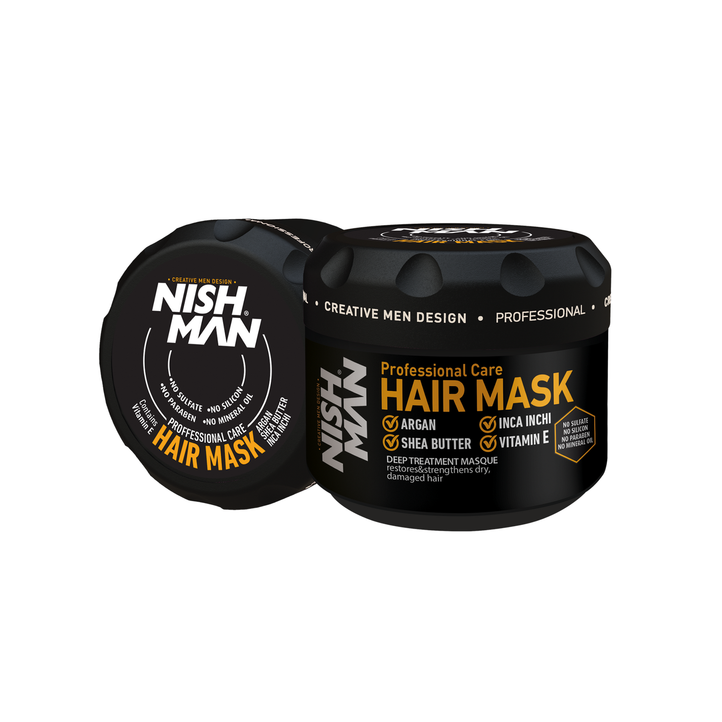 Nishman Professional Care Hair Mask ARGAN, SHEA BUTTER, INCA INCHI, VITAMIN E