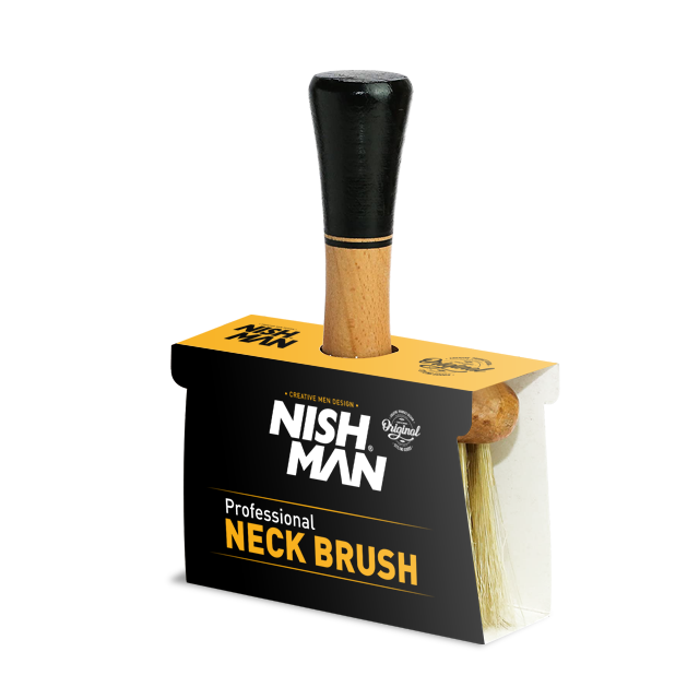 NISHMAN PROFESSIONAL HAIR - BEARD & NECK BRUSHES