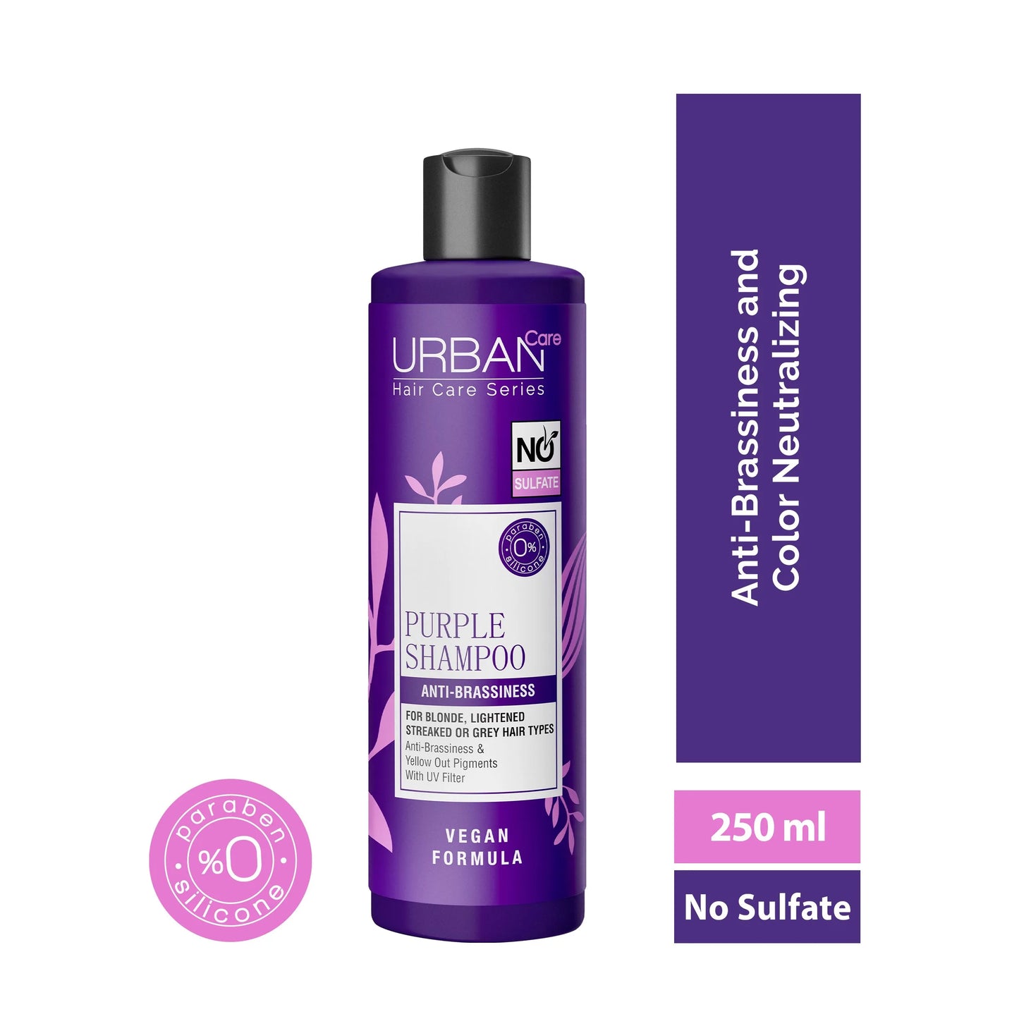 URBAN CARE PURPLE ANTI-BRASSINESS SERIES NO SULFATE SHAMPOO