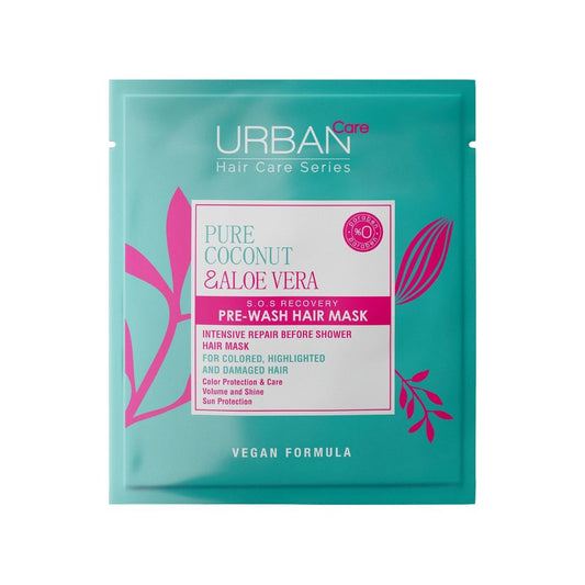URBAN CARE PURE COCONUT & ALOE VERA COLOR PROTECTING SERIES S.O.S RECOVERY PRE-HAIR MASK