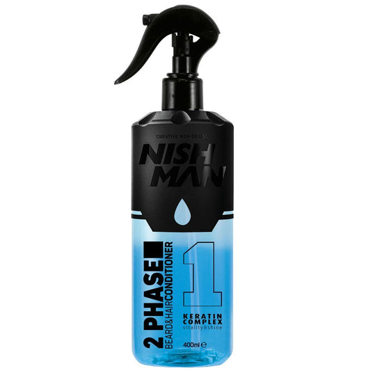 Nishman 2-Phase Beard & Hair Conditioner, 400ml / 13.5fl.oz