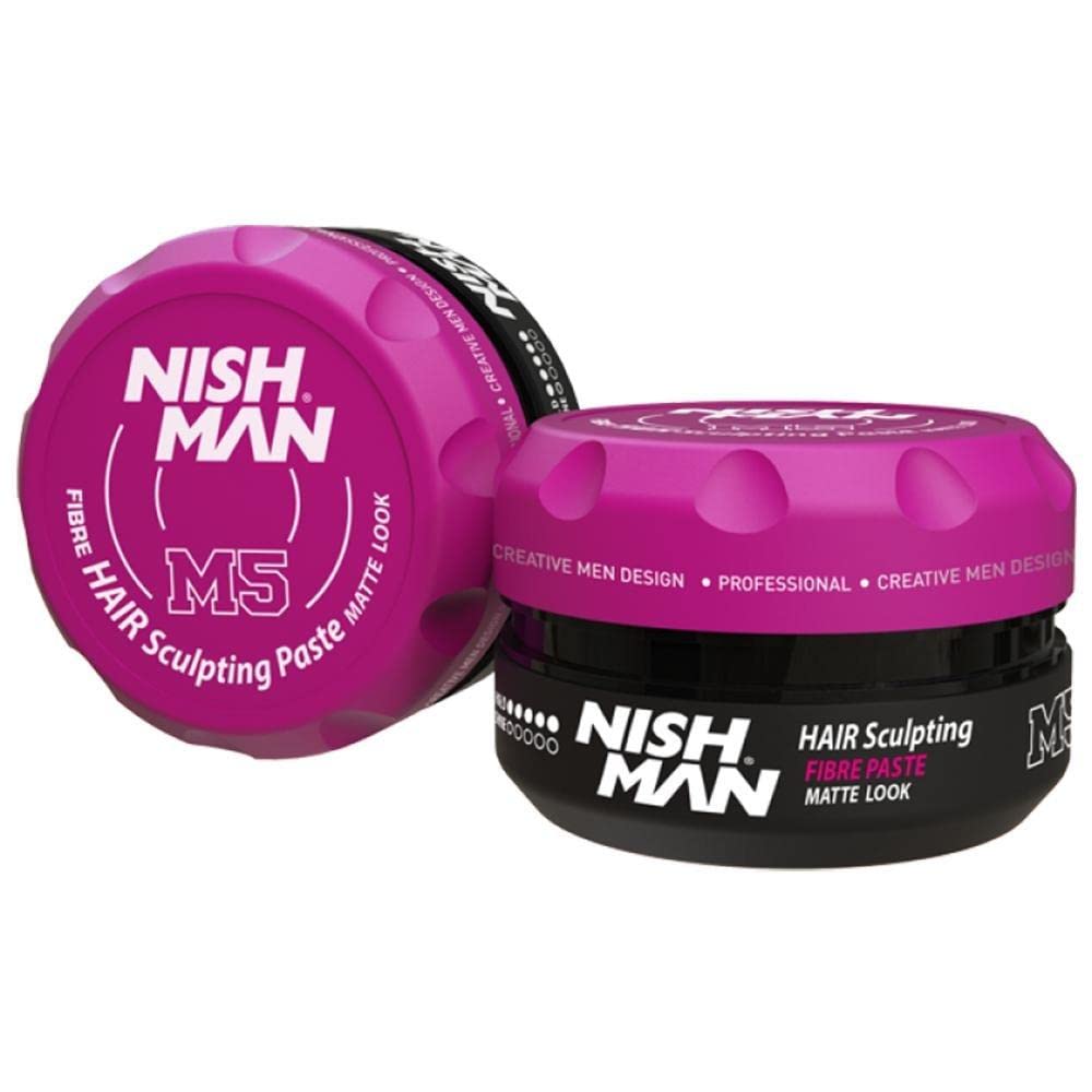Nishman Hair Sculpting Fiber Paste M5 MATTE LOOK