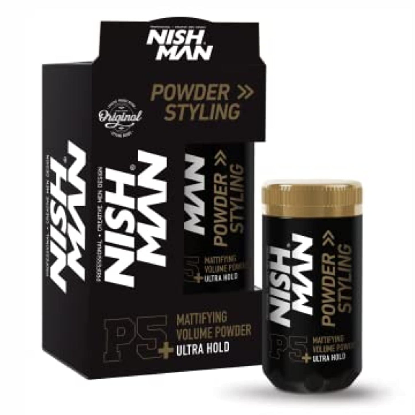 nishman Hair Styling Series (P5+ Powder Wax Ultra Hold, 20gr)