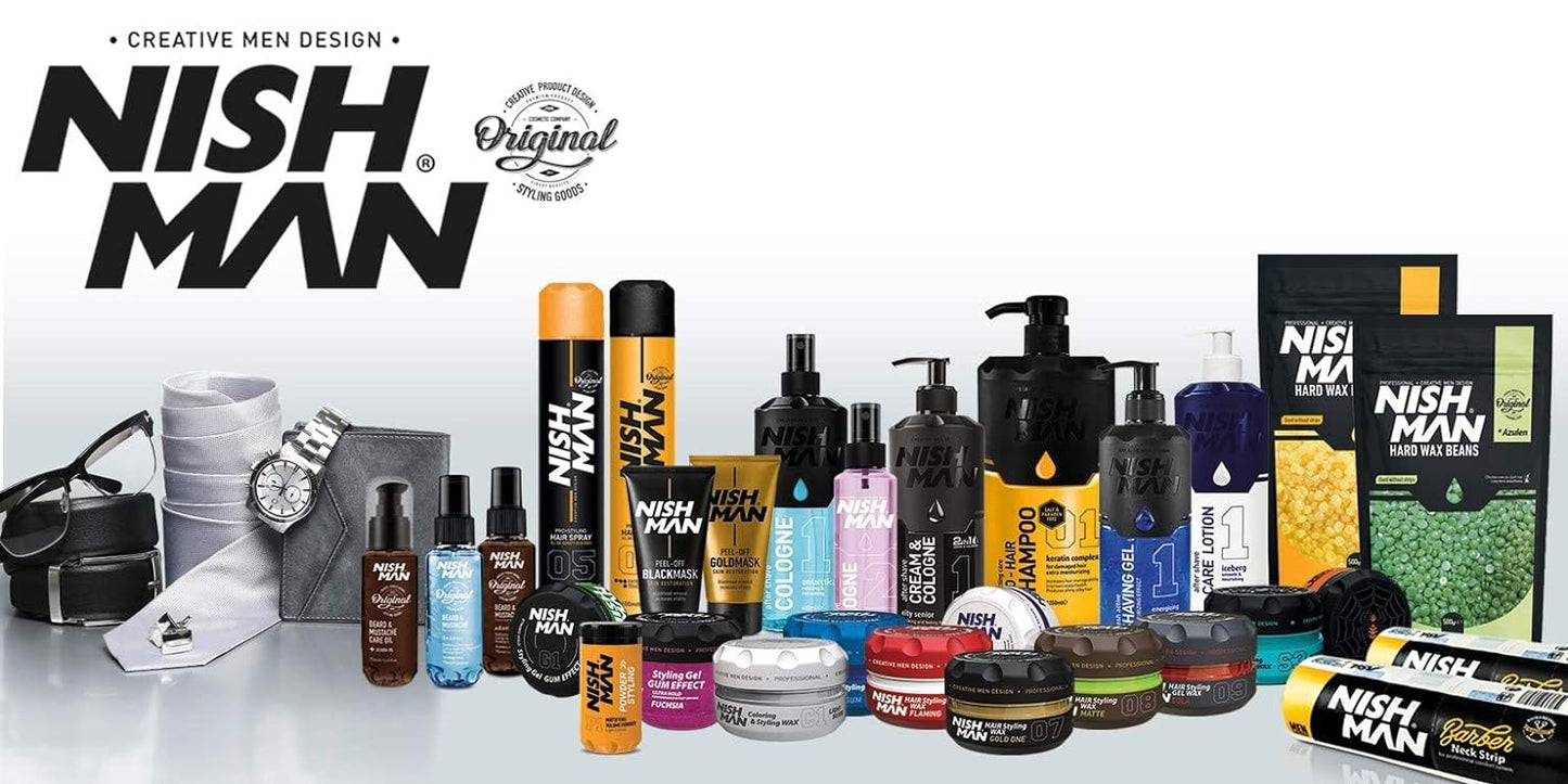 nishman Hair Styling Series (P5+ Powder Wax Ultra Hold, 20gr)