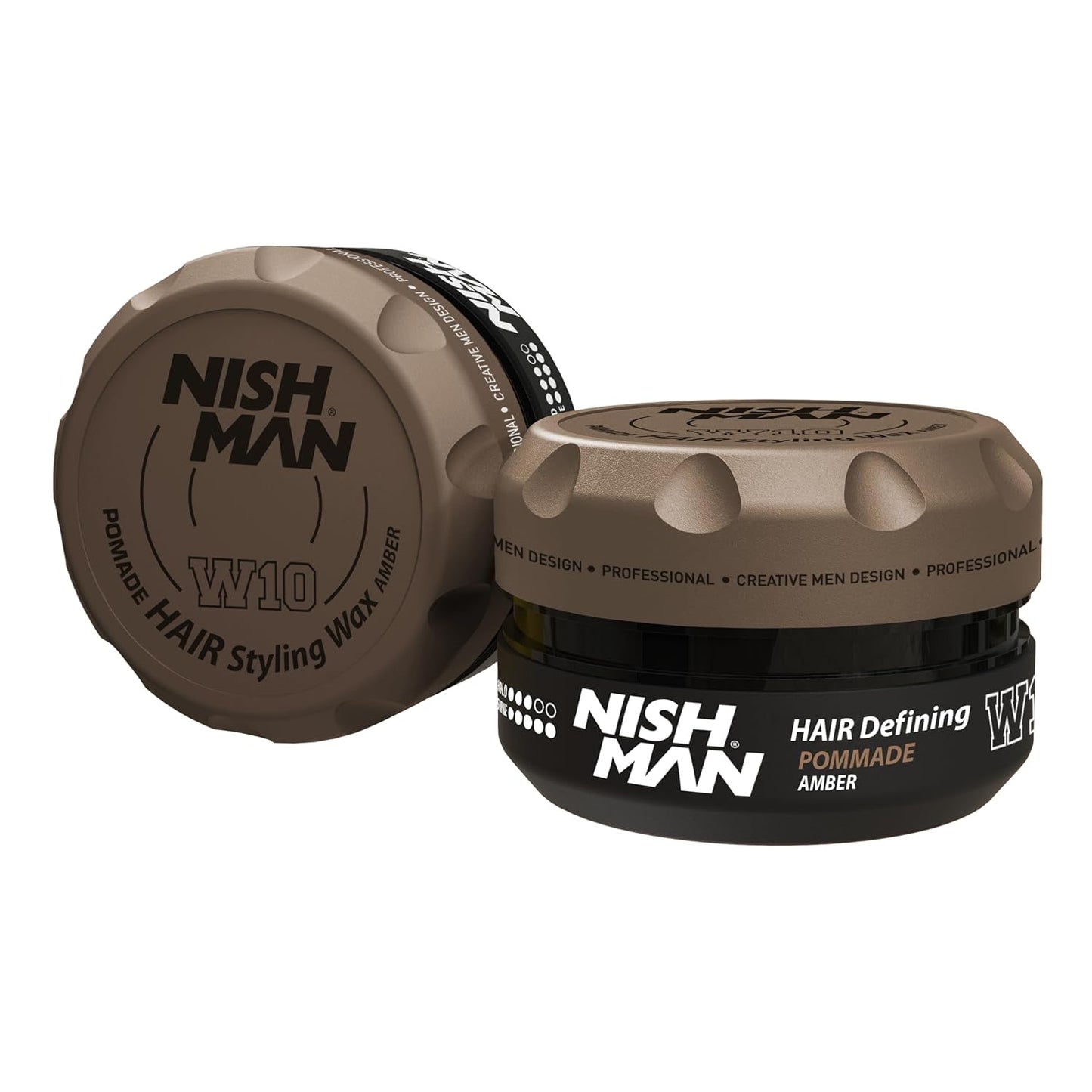 nishman Hair Styling Pomade W10 AMBER