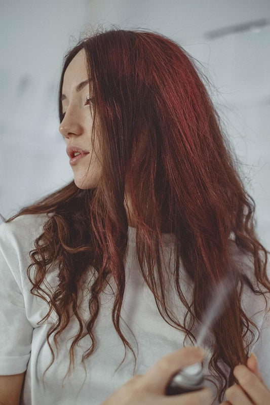 Nish Man Temporary Hair Colour - Nishman Unisex Pro Mech Hair Styling Colour Spray - ultimate coloured hair spray wash out kids & adults (Purple)